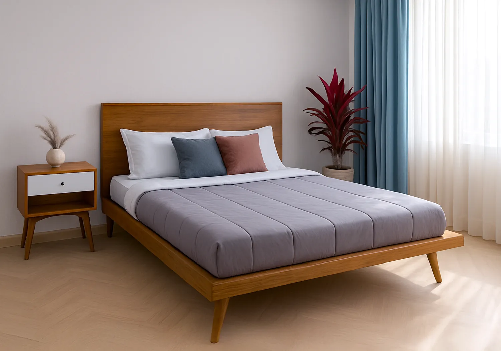 Astoria Platform Double Bed and Mattress Combo